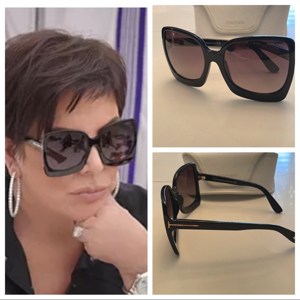 Tom Ford Emanuella- 02 01K Black Sunglasses